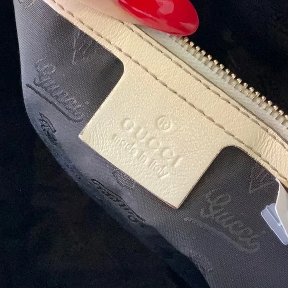 Gucci cream leather handbag - Picture 6 of 16